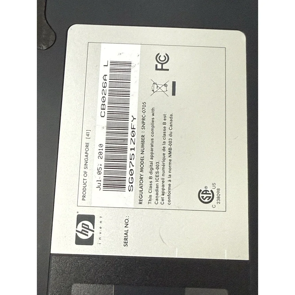 HP‎ Office Jet SNPRC-0705 Mobile USB Printer